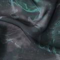 Emerald Green Synthetic Satin Fabric 110cm
