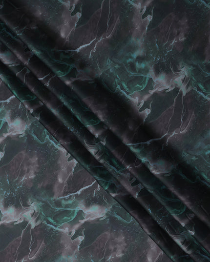 Emerald Green Synthetic Satin Fabric 110cm