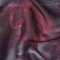 Deep Plum Synthetic Satin Fabric 110cm