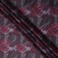 Deep Plum Synthetic Satin Fabric 110cm