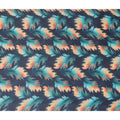 Navy Blue Synthetic Satin Fabric 110cm