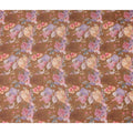 Caramel Brown Synthetic Satin Fabric 110cm
