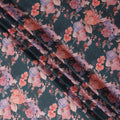 Deep Teal Synthetic Satin Fabric 110cm
