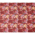 Rust Red Synthetic Satin Fabric 110cm