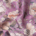 Mauve Pink Synthetic Satin Fabric 110cm