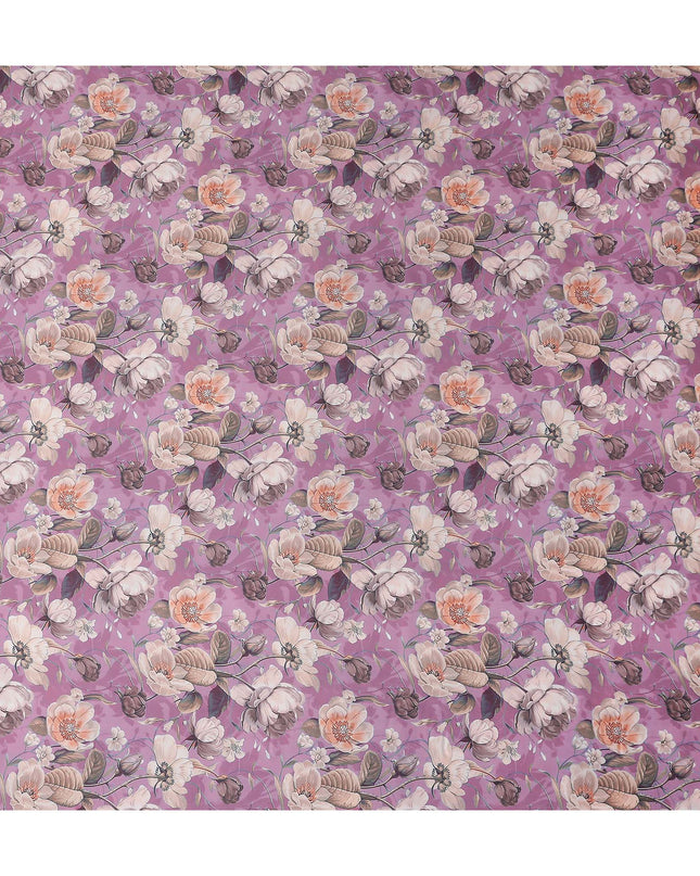 Mauve Pink Synthetic Satin Fabric 110cm