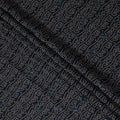 Navy Blue Paisley Cotton Lawn Fabric 110cm
