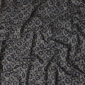 Graphite Grey Geometric Cotton Lawn Fabric 110cm