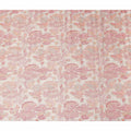 Coral Pink Floral Cotton Lawn Fabric 110cm