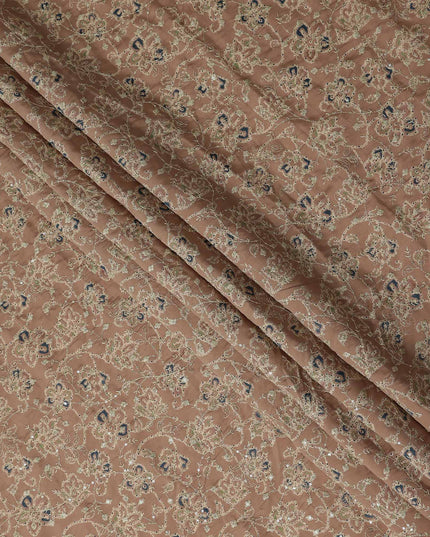 Cognac Brown Cotton Voile Fabric 110cm | Regal Fabrics
