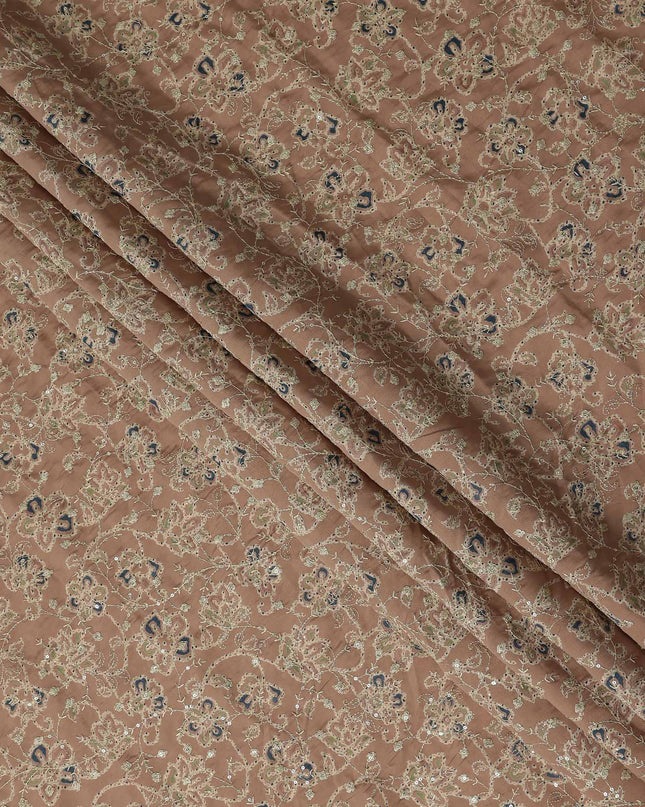 Cognac Brown Cotton Voile Fabric 110cm | Regal Fabrics