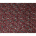 Crimson Red Floral Cotton Lawn Fabric 110cm