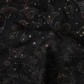 Jet Black Cotton Voile Fabric 110cm | Regal Fabrics