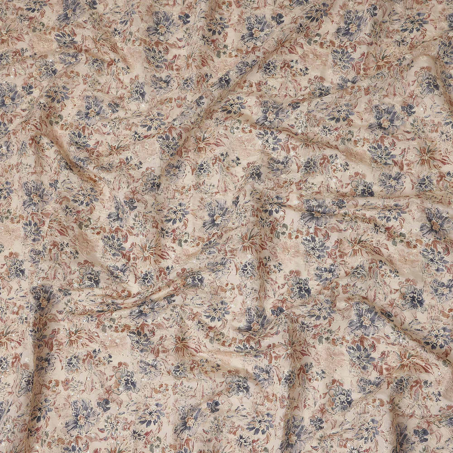 Blush Peach Cotton Voile Fabric 110cm | Regal Fabrics
