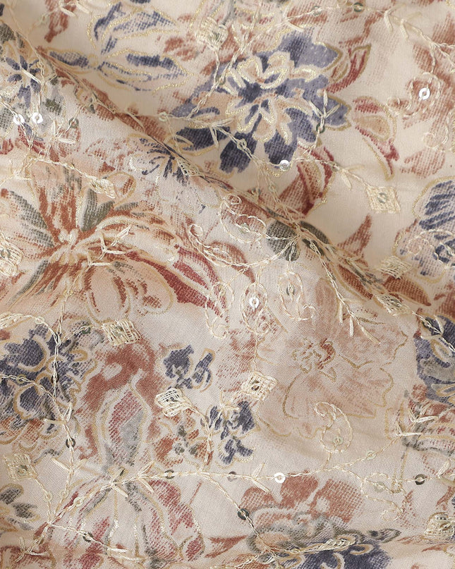 Blush Peach Cotton Voile Fabric 110cm | Regal Fabrics