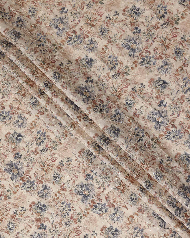 Blush Peach Cotton Voile Fabric 110cm | Regal Fabrics