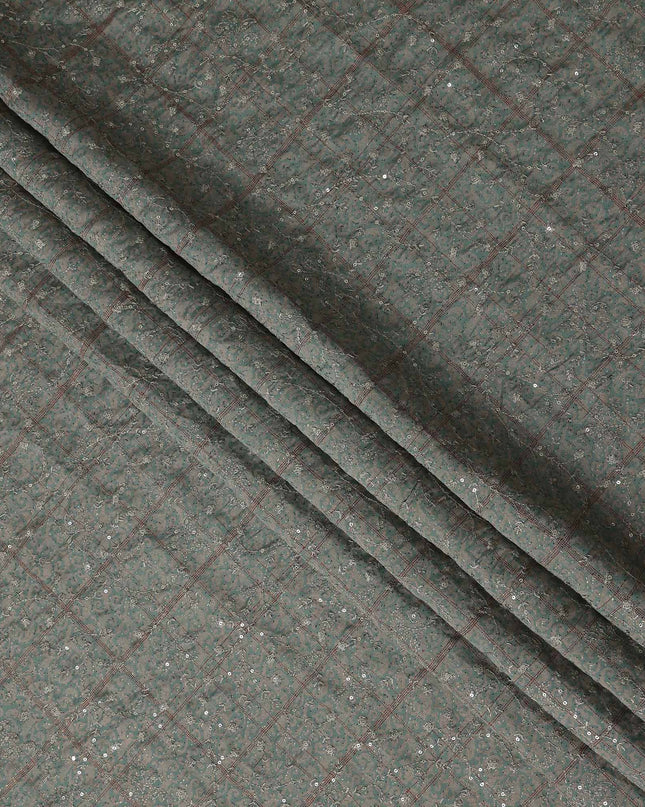 Olive Green Cotton Voile Fabric 110cm | Regal Fabrics