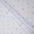 Sky Blue White Swiss Thobe Fabric 140cm | Regal