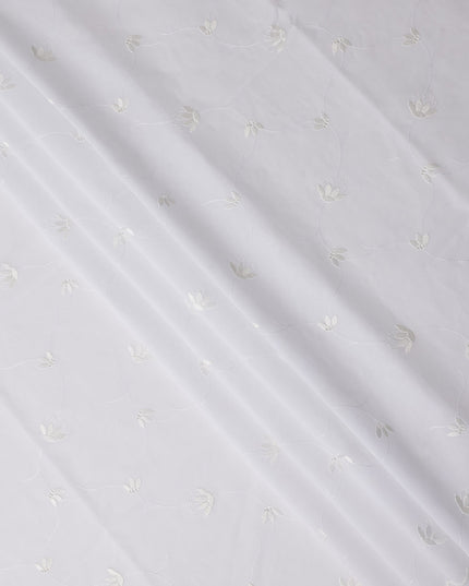 Cream White Swiss Thobe Fabric 140cm | Regal
