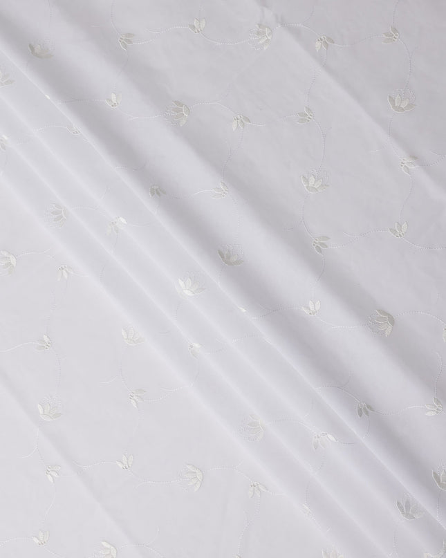 Cream White Swiss Thobe Fabric 140cm | Regal
