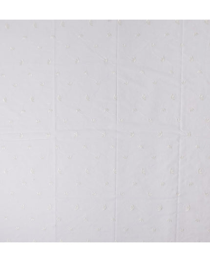 Cream White Swiss Thobe Fabric 140cm | Regal