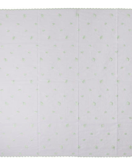 Soft Mint White Swiss Thobe Fabric 140cm | Regal