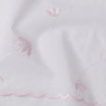 Rose Pink White Swiss Thobe Fabric 140cm | Regal