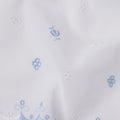 Powder Blue White Swiss Thobe Fabric 140cm | Regal