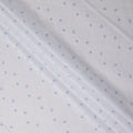 Powder Blue White Swiss Thobe Fabric 140cm | Regal