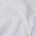 Mint Leaf White Swiss Thobe Fabric 140cm | Regal