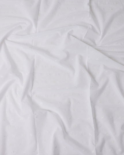 Snow White Swiss Thobe Fabric 140cm | Regal