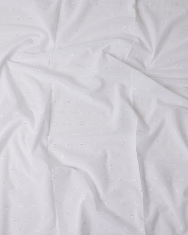Snow White Swiss Thobe Fabric 140cm | Regal