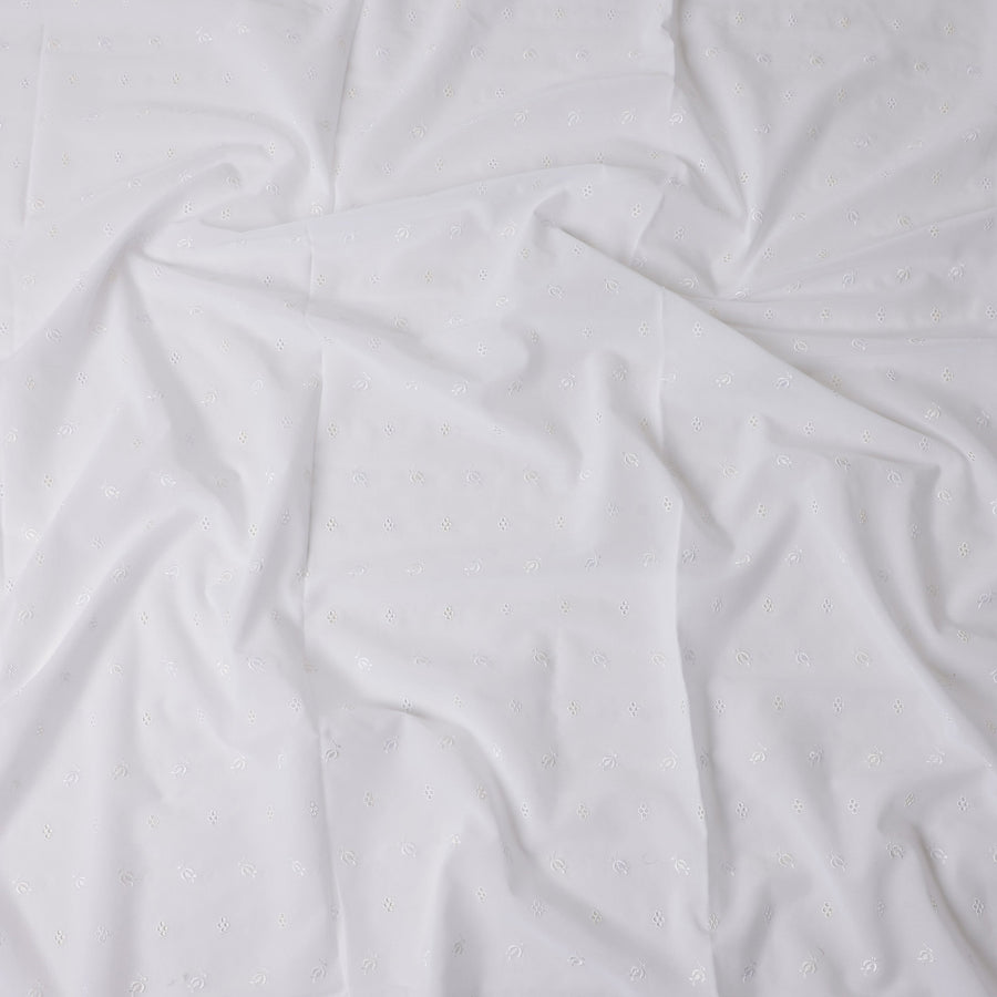 Snow White Swiss Thobe Fabric 140cm | Regal