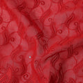 Vermilion Red Swiss Voile Sudanese Thobe Fabric