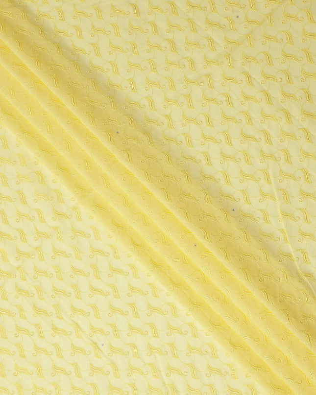 Golden Yellow Swiss Voile Sudanese Thobe Fabric
