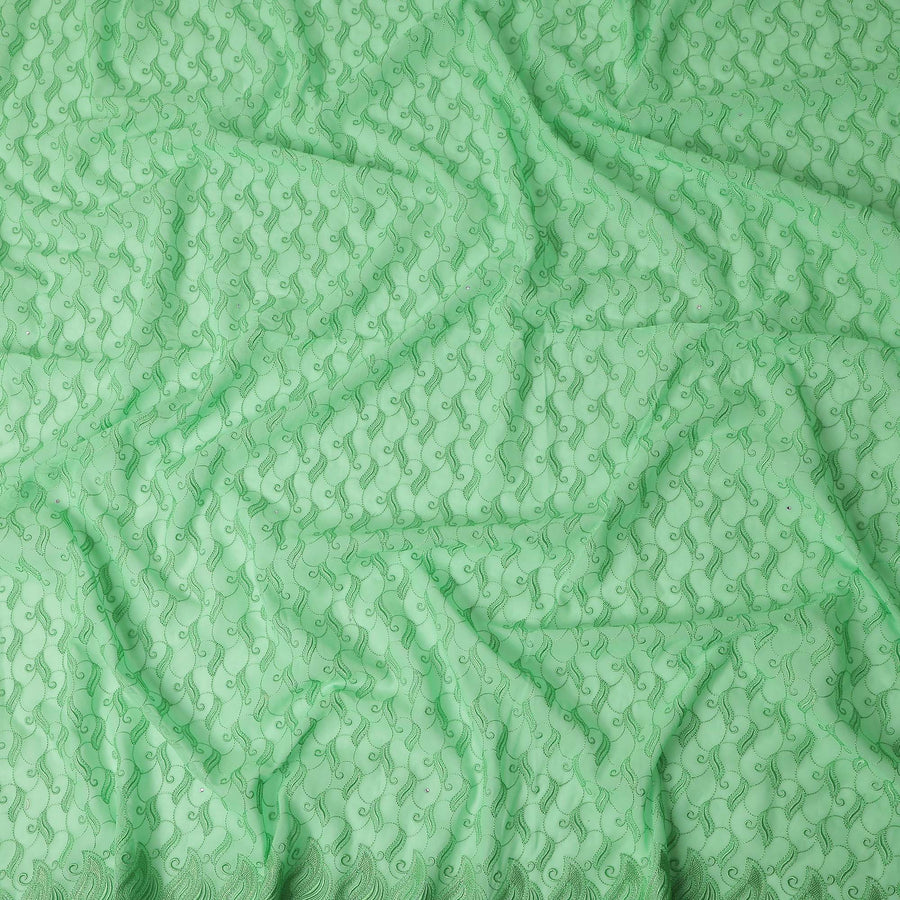 Mint Green Swiss Voile Sudanese Thobe Fabric