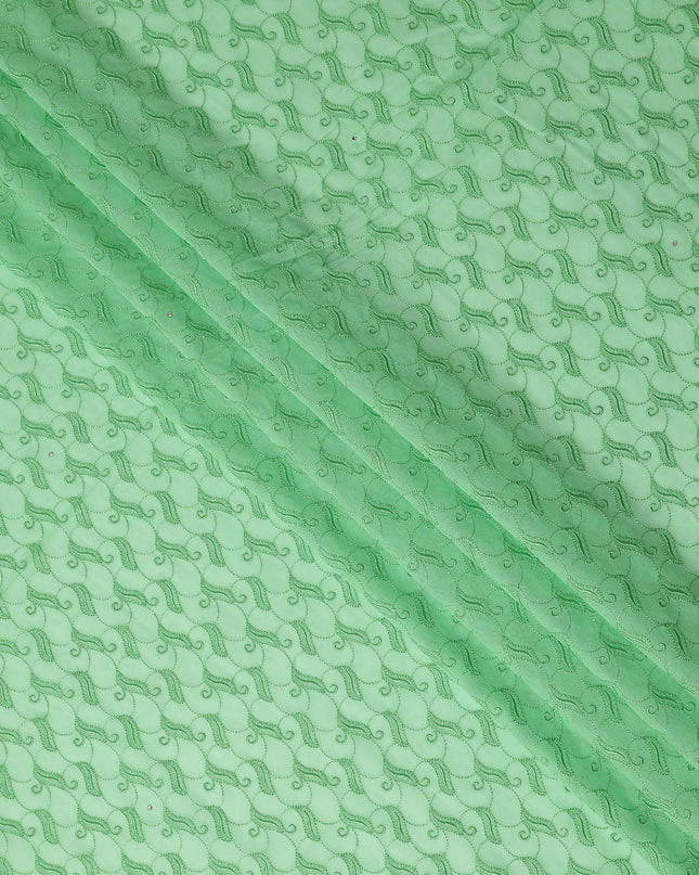 Mint Green Swiss Voile Sudanese Thobe Fabric