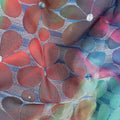 Multicolor Mosaic Swiss Voile Sudanese Thobe Fabric