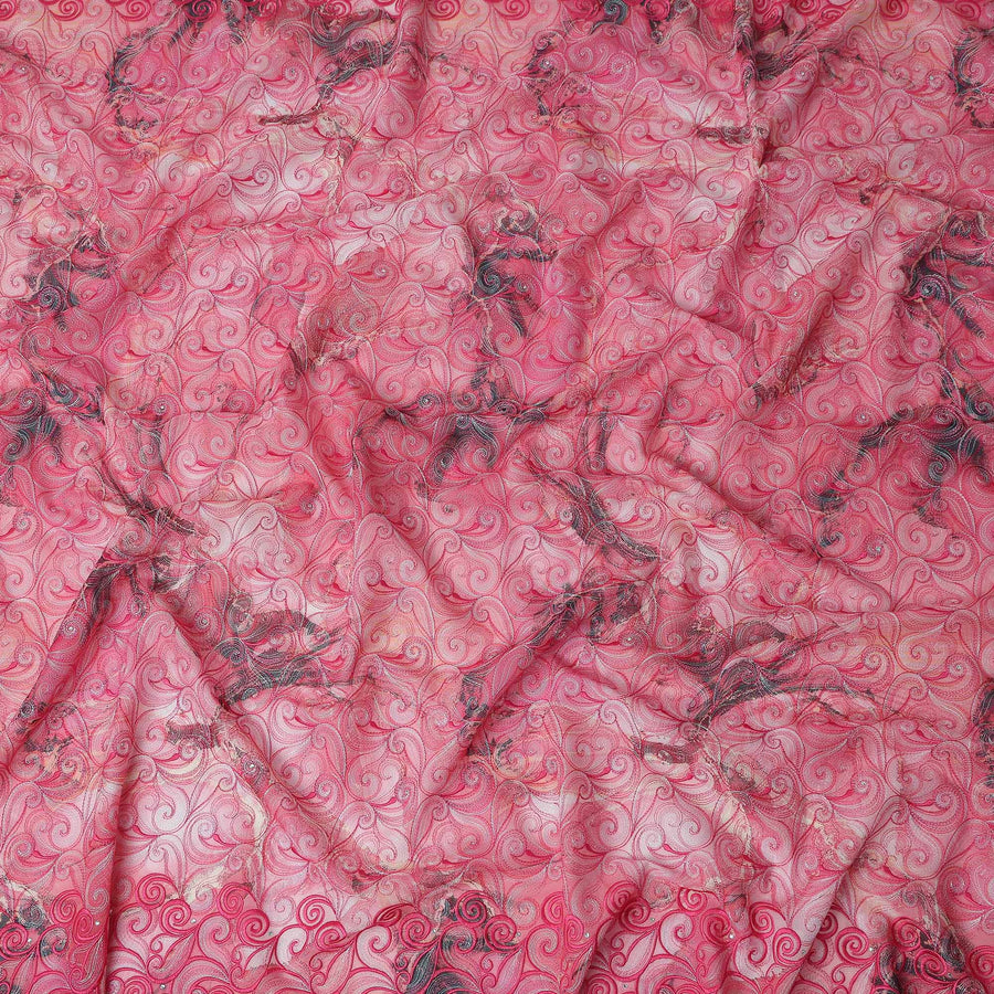 Rose Pink Swiss Voile Sudanese Thobe Fabric