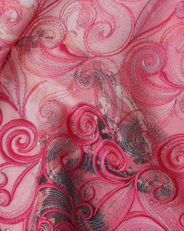 Rose Pink Swiss Voile Sudanese Thobe Fabric