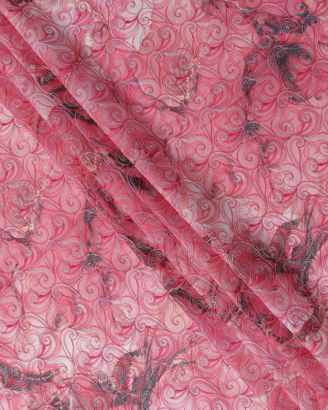 Rose Pink Swiss Voile Sudanese Thobe Fabric