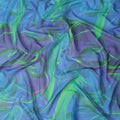 Indigo Violet Abstract Swiss Cotton Voile 140cm