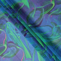 Indigo Violet Abstract Swiss Cotton Voile 140cm