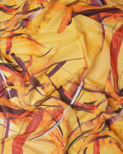 Golden Amber Swiss Cotton Voile Thobe Fabric 140cm