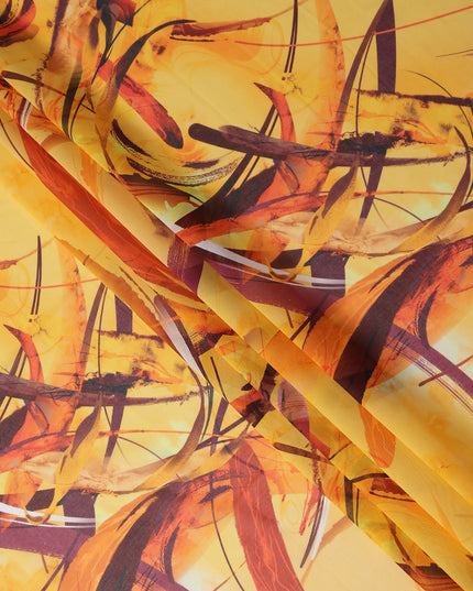 Golden Amber Swiss Cotton Voile Thobe Fabric 140cm