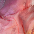 Blush Pink And Purple Marble Swiss Cotton Voile 140cm