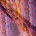 Blush Pink And Purple Marble Swiss Cotton Voile 140cm