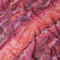 Magenta Orchid Marble Swiss Cotton Voile 140cm