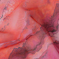 Magenta Orchid Marble Swiss Cotton Voile 140cm