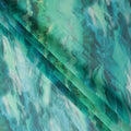 Emerald Teal Abstract Swiss Cotton Voile 140cm